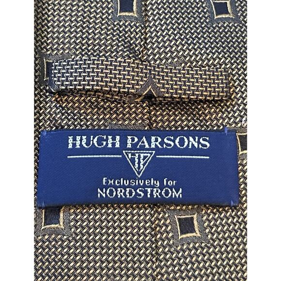 Hugh Parsons For Nordstrom 100% Silk Men’s Neck Tie Made In Italy - Picture 8 of 9